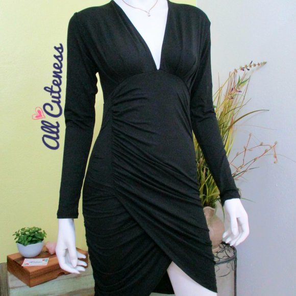 Capella Black Sleeve Dress Size S - Picture 4 of 8